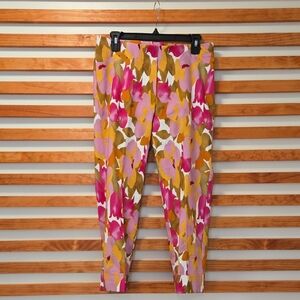 Insight:Floral Printed Cropped Pants Women’s Size 10‎ Trouser
